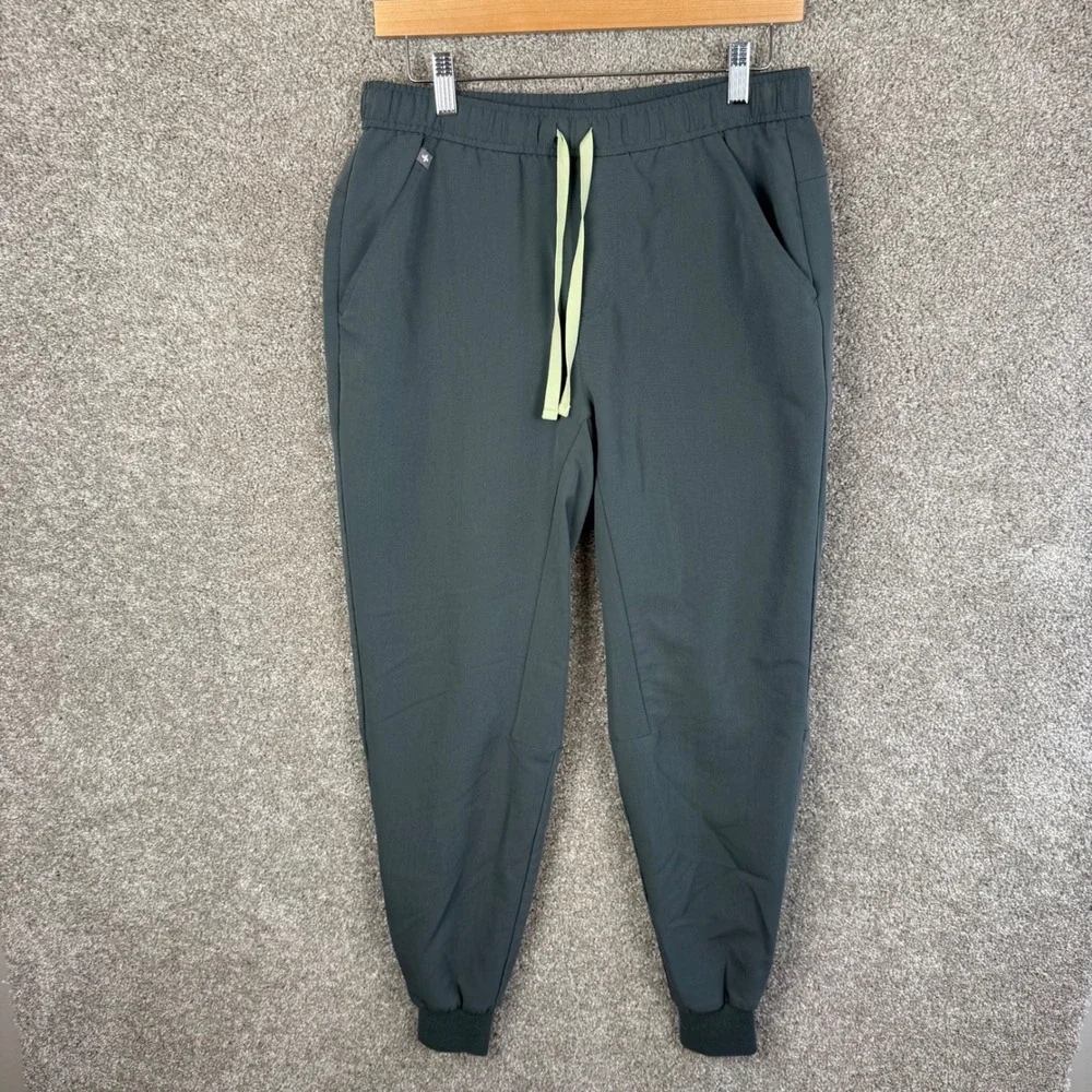 Figs Tansen Jogger Scrub Pants Mens Medium Moss Medical MXXSW2004 Elastic Waist